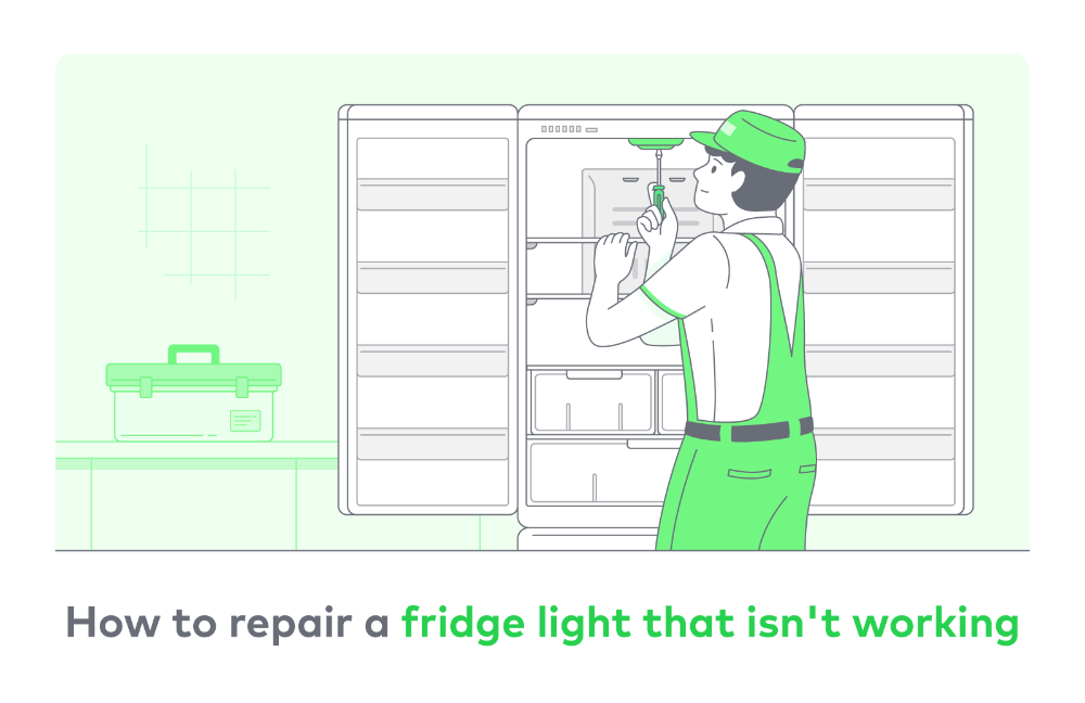 Don't get electric shocked like me How to Replace fridge light