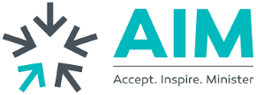 Logo for AIM: Accept. Inspire. Minister