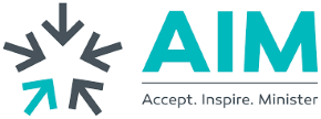 Logo for AIM: Accept. Inspire. Minister 