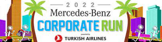 Logo for 2022 Mercedes-Benz Corporate Run Presented by Turkish Airlines