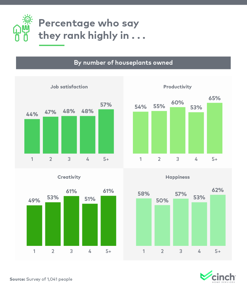 An infographic about plant ownership and life measures.