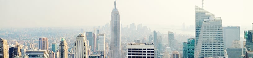 Sky view of New York City