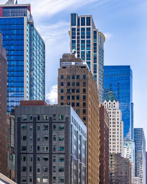 Home warranty in Illinois - Skyscrapers in a downtown district