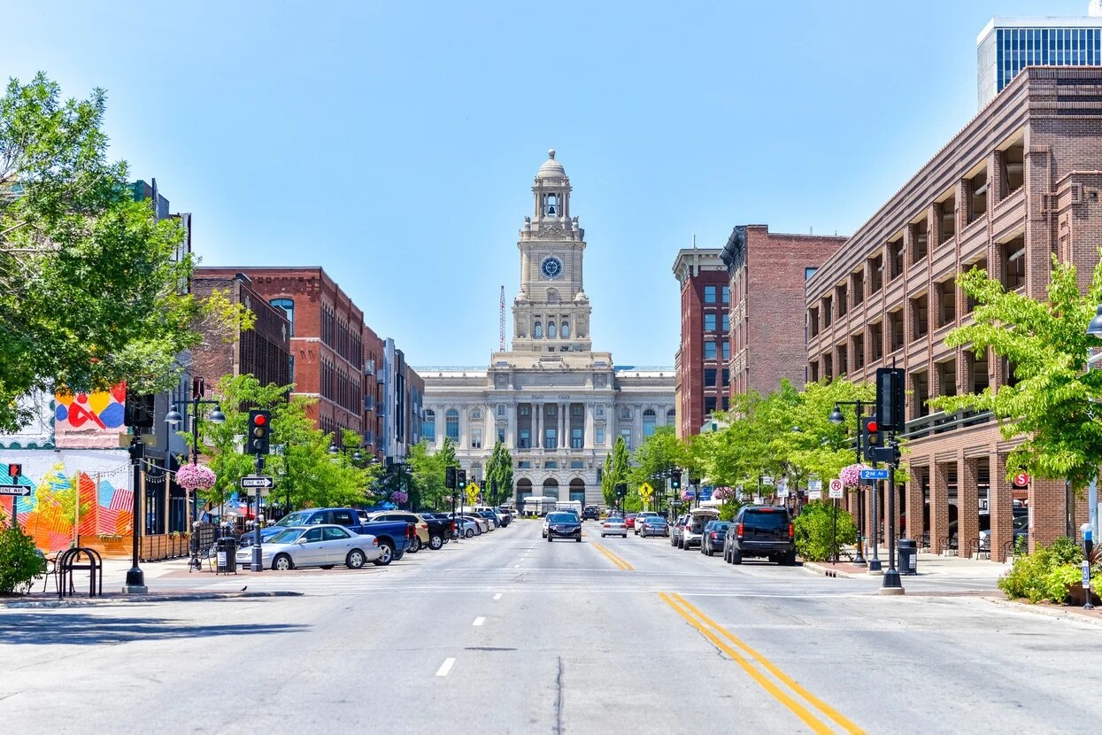 Home warranty in Iowa - beautiful downtown Iowa