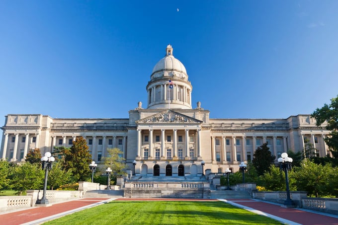 Home warranty in Kentucky - image of the state capitol