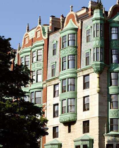Home warranty in Massachusetts - Colorful building