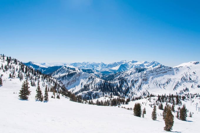 Home warranty in Utah - Snowy mountains