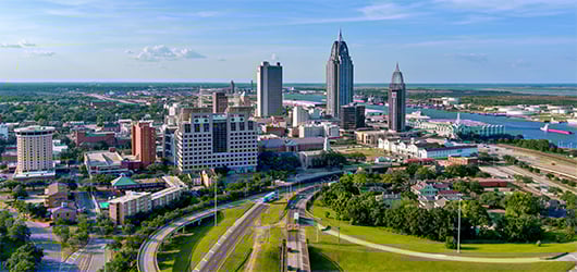 skyline of Huntsville
