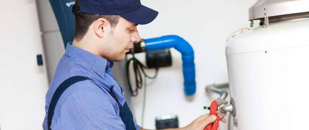 plumber with wrench